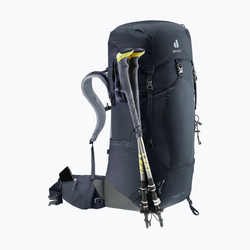 Žygio kuprinė deuter Aircontact Lite 50 + 10 l black/graphite 8
