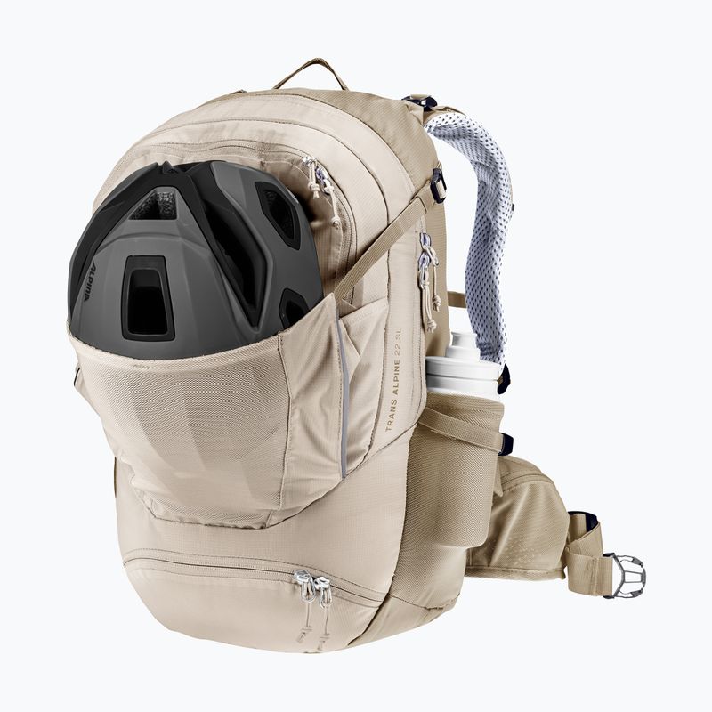 Moteriška dviračio kuprinė deuter Trans Alpine 22 l SL alu/greystone 7