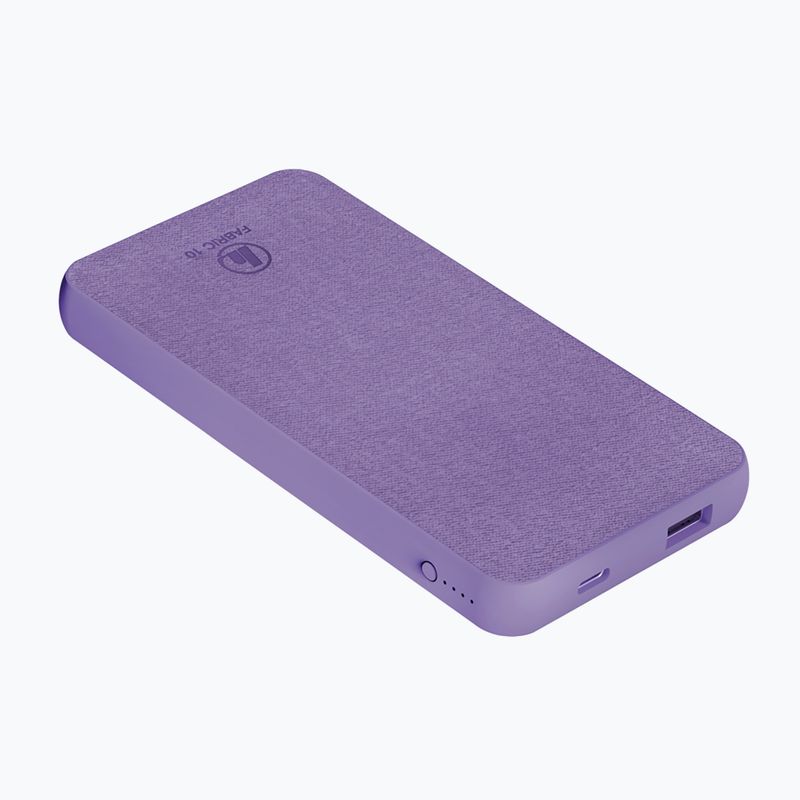 Powerbank Hama Fabric 10 Power Pack 10000 mAh purpurinės spalvos 1872600000