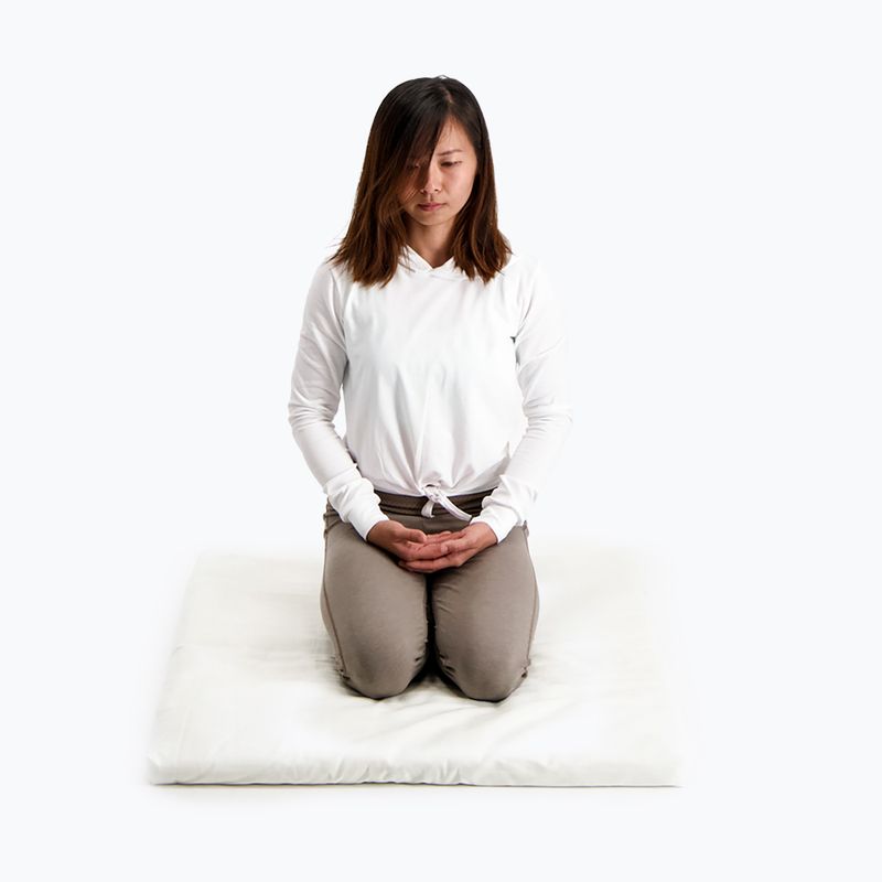 Meditacijos pagalvė JadeYoga Prolana Meditation Pad Zabuton natural 5