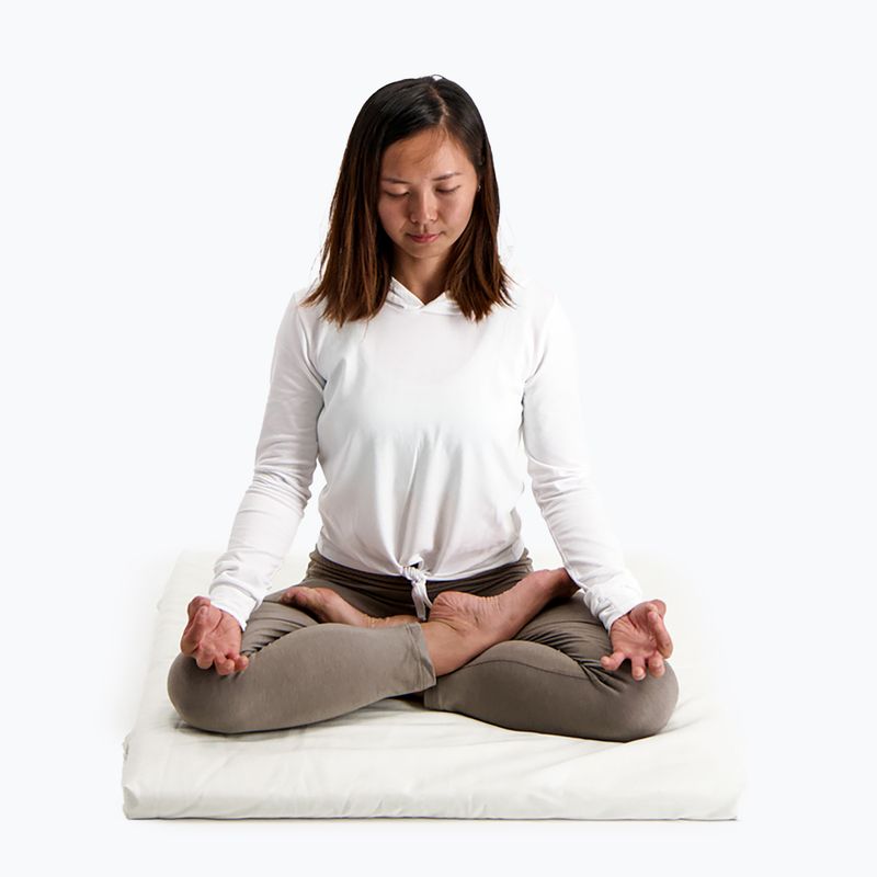 Meditacijos pagalvė JadeYoga Prolana Meditation Pad Zabuton natural 6