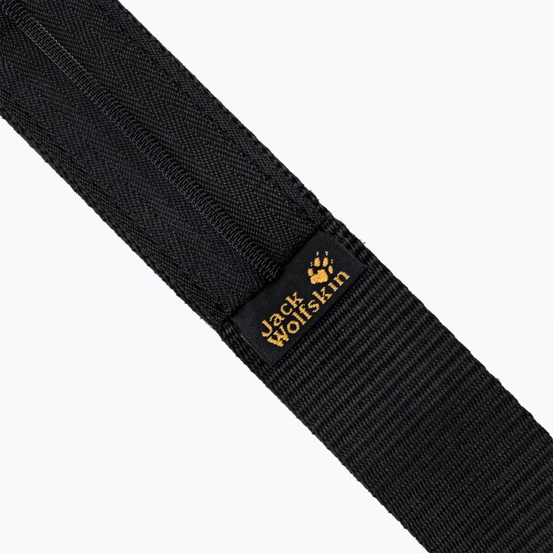 Jack Wolfskin Secret Wide platus kelnių diržas juodas 8000851_6000 3