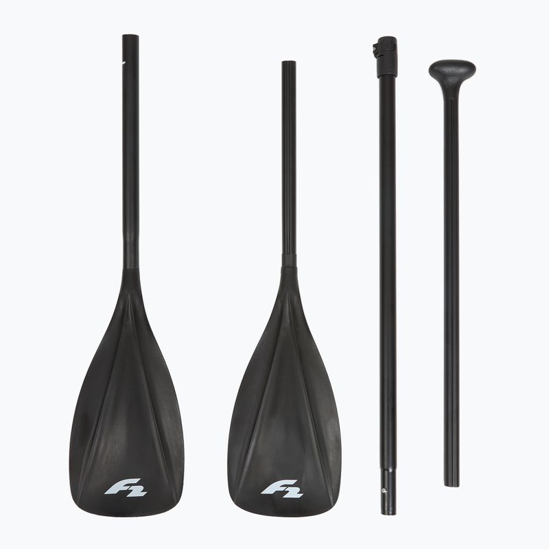 SUP/Kayak 4 dalių irklas F2 Combo 4D juodas 3
