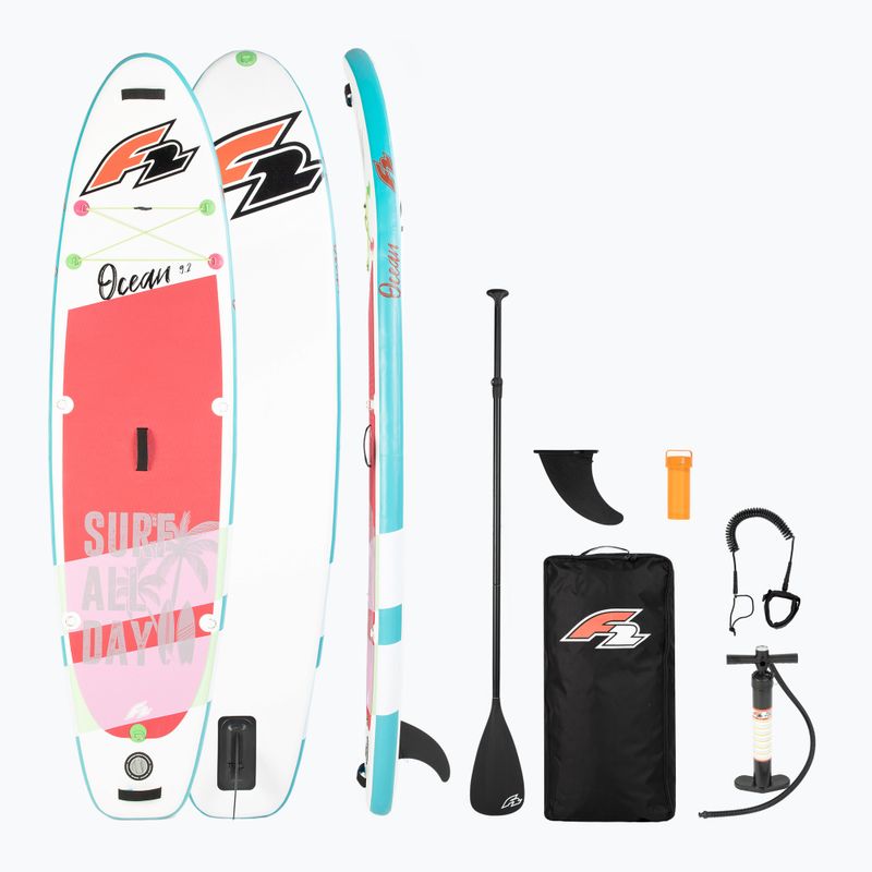 Vaikiška SUP irklentė F2 Ocean Girl 9'2" pink