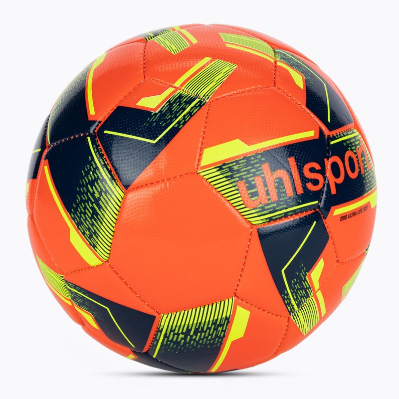 Futbolo kamuolys uhlsport Lite Soft 290 fluo red/navy/fluo yellow dydis 5 2