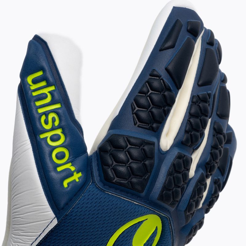 Vaikiškos vartininko pirštinės uhlsport Hyperact Supersoft HN mėlyna ir balta 101123601 3