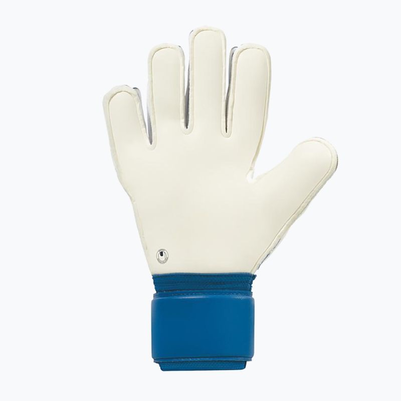 Uhlsport Hyperact Supersoft mėlynos ir baltos spalvos vartininko pirštinės 101123701 5