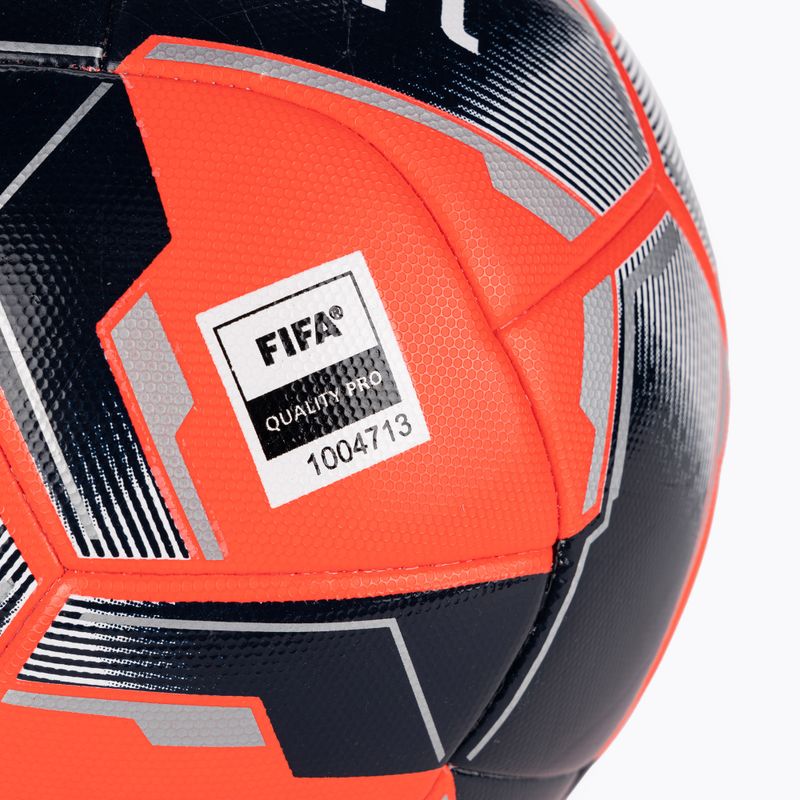 Futbolo kamuolys uhlsport Match Addglue fluo red/navy/silver dydis 5 3