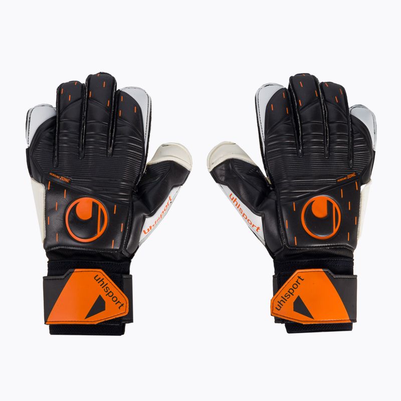 Uhlsport Speed Contact Soft Flex Frame vartininko pirštinės juodai baltos 101126701