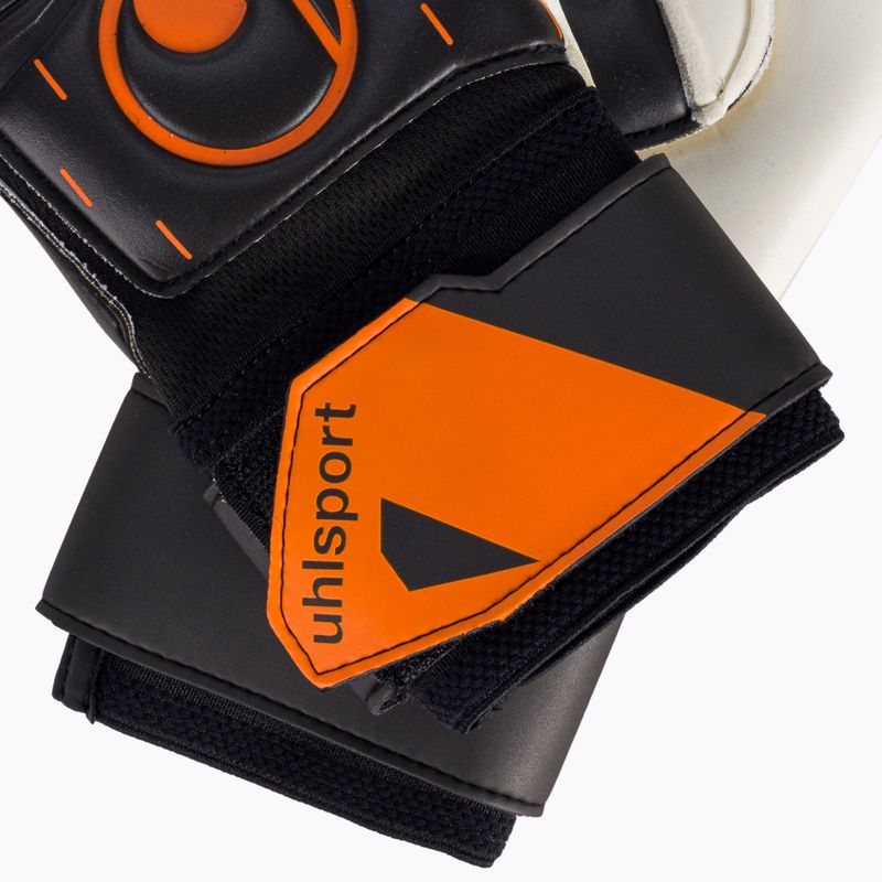 Uhlsport Speed Contact Soft Flex Frame vartininko pirštinės juodai baltos 101126701 4
