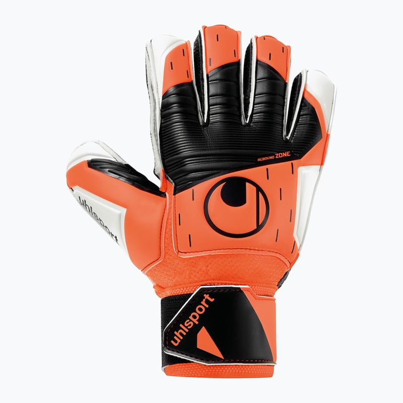 Uhlsport Soft Resist+ Flex Frame vartininko pirštinės oranžinė ir balta 101127401 5