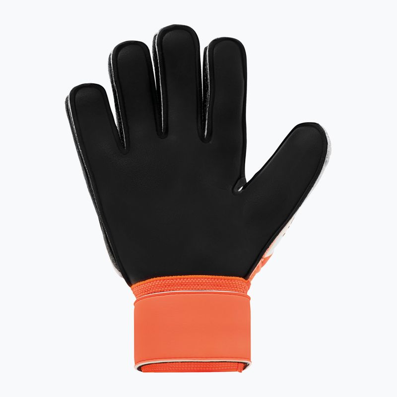 Uhlsport Soft Resist+ Flex Frame vartininko pirštinės oranžinė ir balta 101127401 6