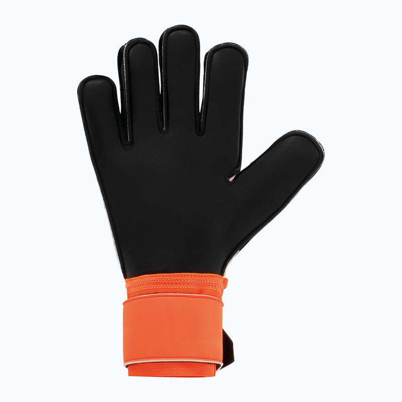 Uhlsport Soft Resist+ vartininko pirštinės oranžinės ir baltos spalvos 101127501 6