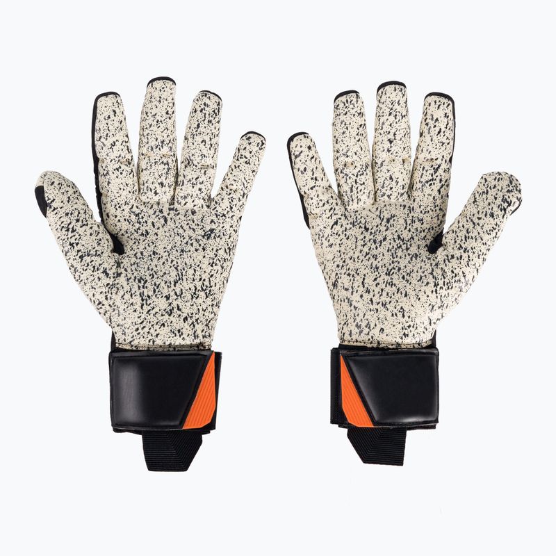 Uhlsport Speed Contact Supergrip+ Finger Surround juodai baltos vartininko pirštinės 101126001 2