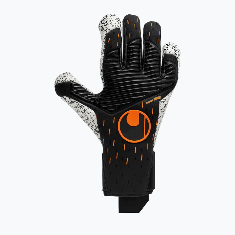 Uhlsport Speed Contact Supergrip+ Hn vartininko pirštinės juodai baltos 101126101 5