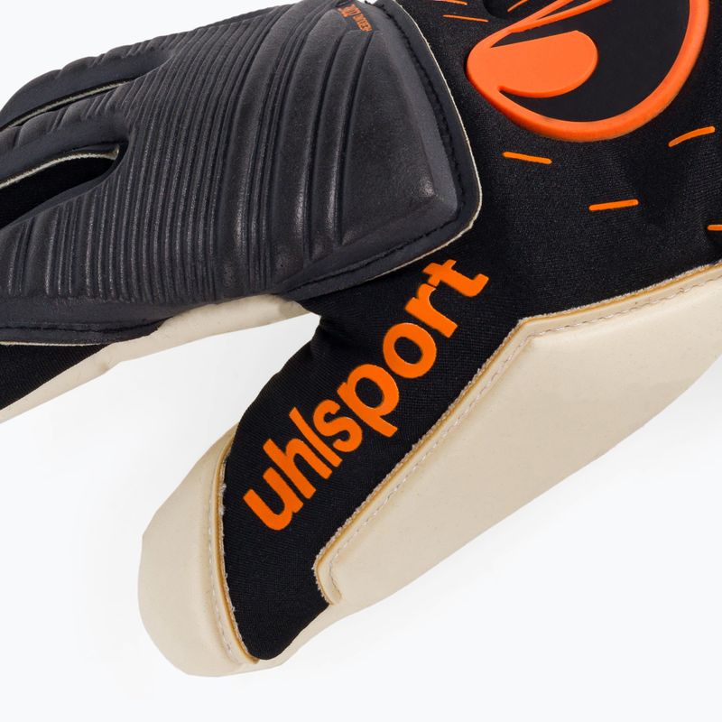 Uhlsport Speed Contact Absolutgrip Reflex juodai baltos vartininko pirštinės 101126201 3