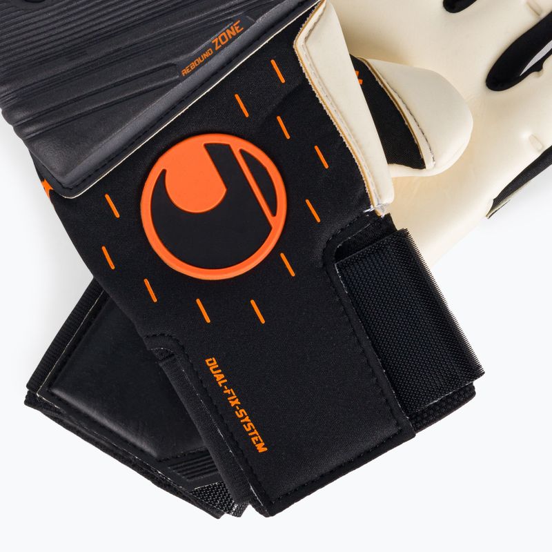 Uhlsport Speed Contact Absolutgrip Reflex juodai baltos vartininko pirštinės 101126201 4