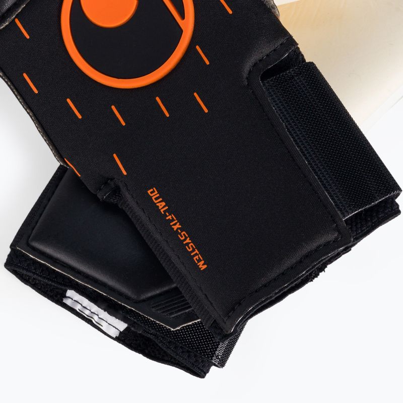 Uhlsport Speed Contact Absolutgrip Finger Surround juodai baltos vartininko pirštinės 101126301 4