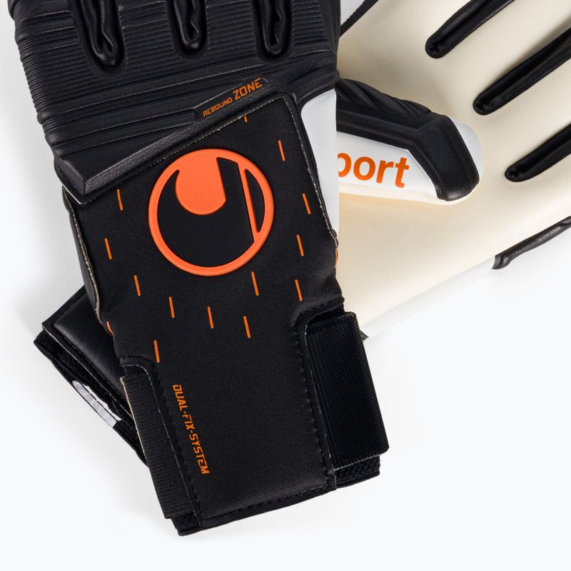 Uhlsport Speed Contact Absolutgrip Hn vartininko pirštinės juodai baltos 101126401 4