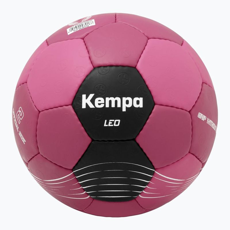 Rankinio kamuolys Kempa Leo bordo/juodas dydis 0 4