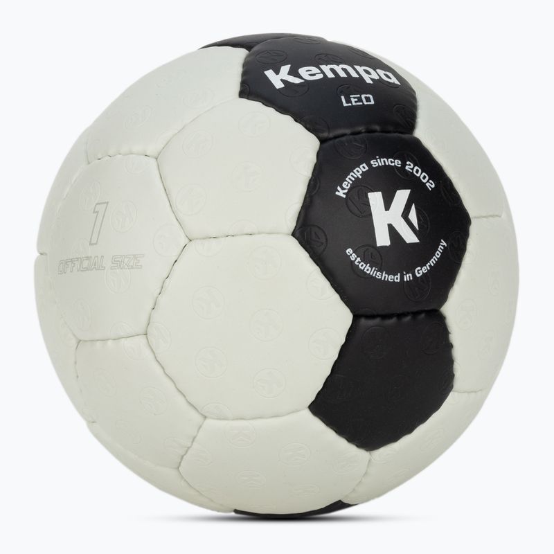 Kempa Leo Black&White rankinio kamuolys 200189208 dydis 1 2