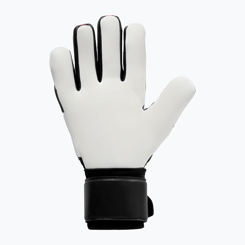 Uhlsport Powerline Supersoft Hn vartininko pirštinės juoda/raudona/balta 2