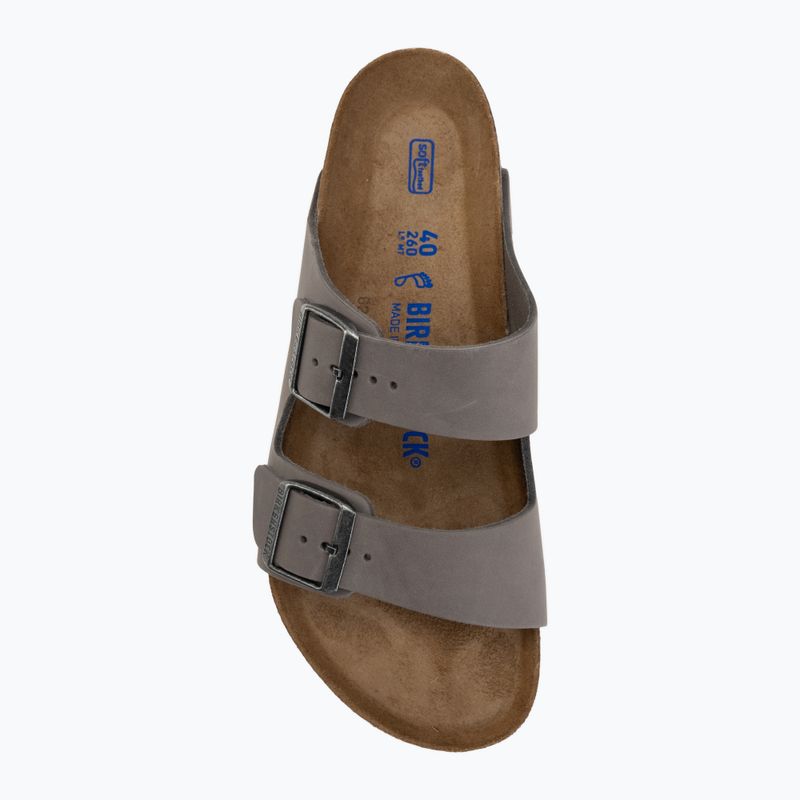 Šlepetės BIRKENSTOCK Arizona Soft Footbed Oiled Leather Regular 5