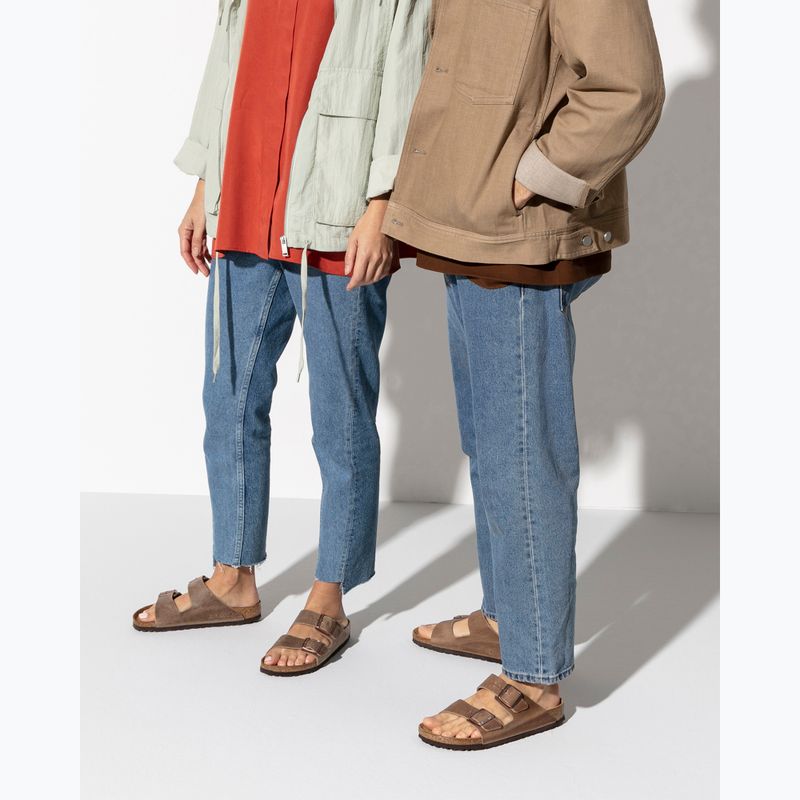 Šlepetės BIRKENSTOCK Arizona SFB LEOI Narrow tabacco brown 3