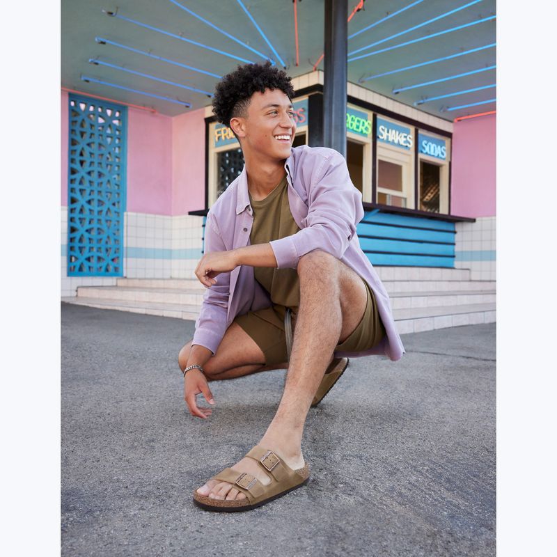 Šlepetės BIRKENSTOCK Arizona SFB LEOI Narrow tabacco brown 14