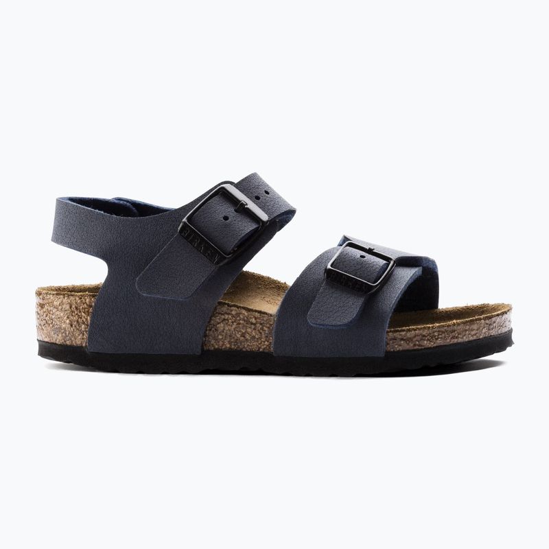 Vaikiškos basutės BIRKENSTOCK New York Birkibuc Narrow navy 2