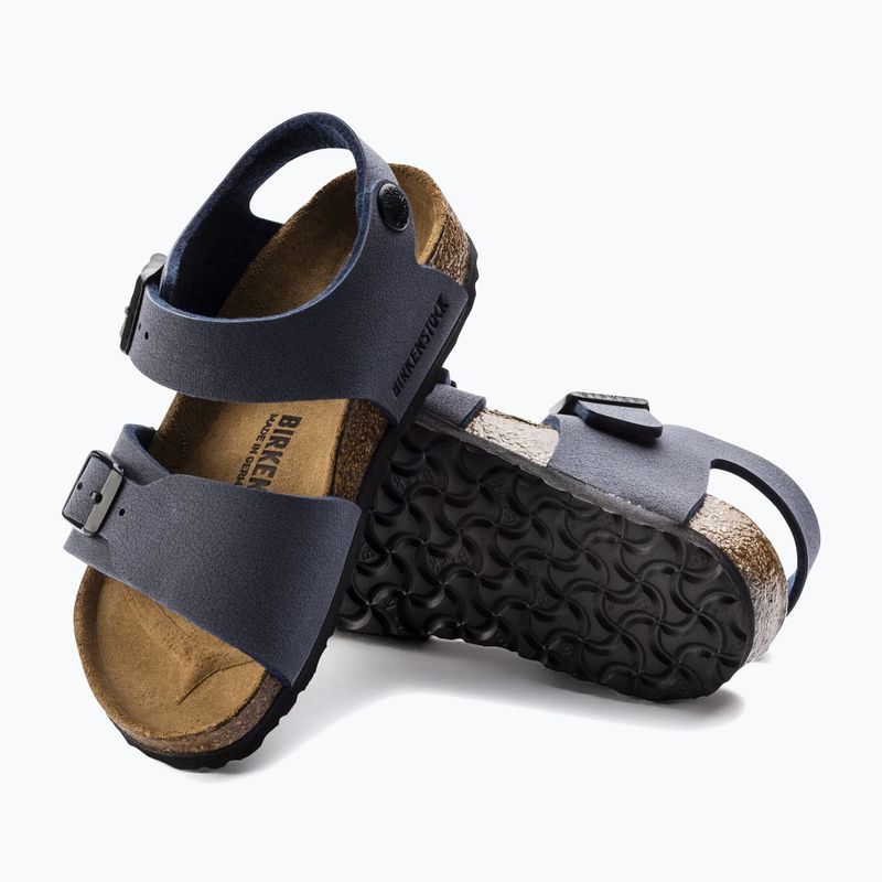 Vaikiškos basutės BIRKENSTOCK New York Birkibuc Narrow navy 5