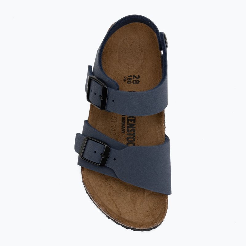 Vaikiškos basutės BIRKENSTOCK New York Birkibuc Narrow navy 5
