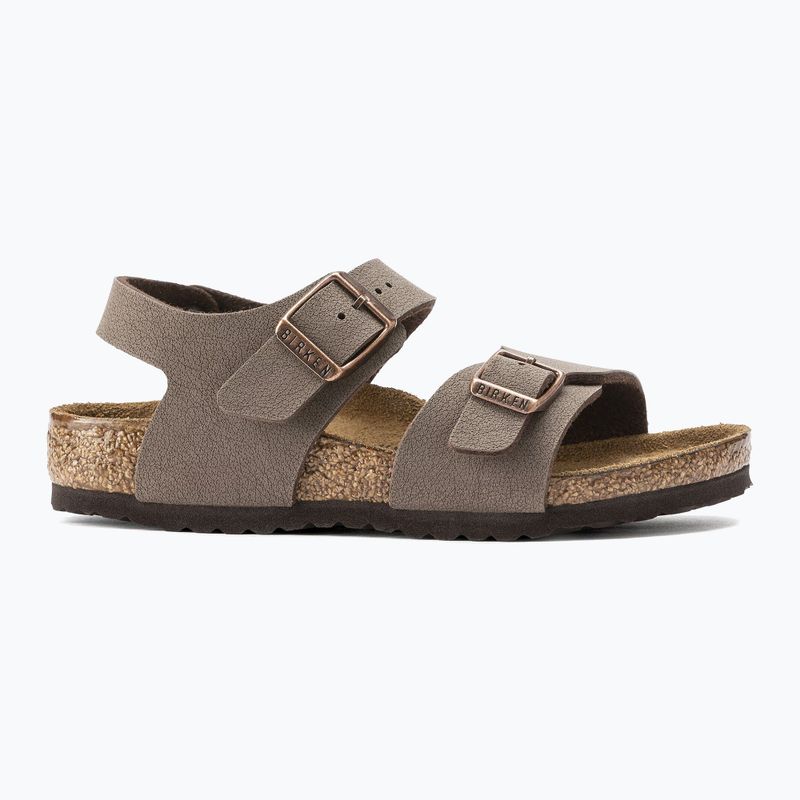 Vaikiškos basutės BIRKENSTOCK New York Birkibuc Narrow mocha 2