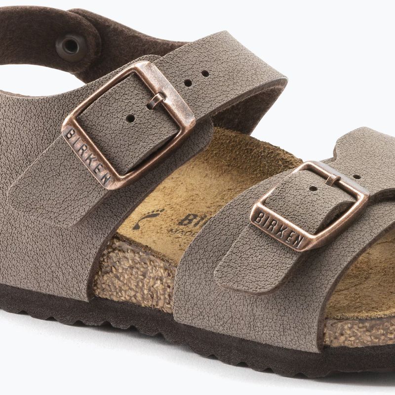 Vaikiškos basutės BIRKENSTOCK New York Birkibuc Narrow mocha 6
