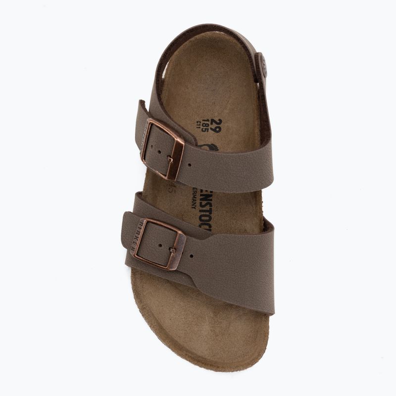 Vaikiškos basutės BIRKENSTOCK New York Birkibuc Narrow mocha 5