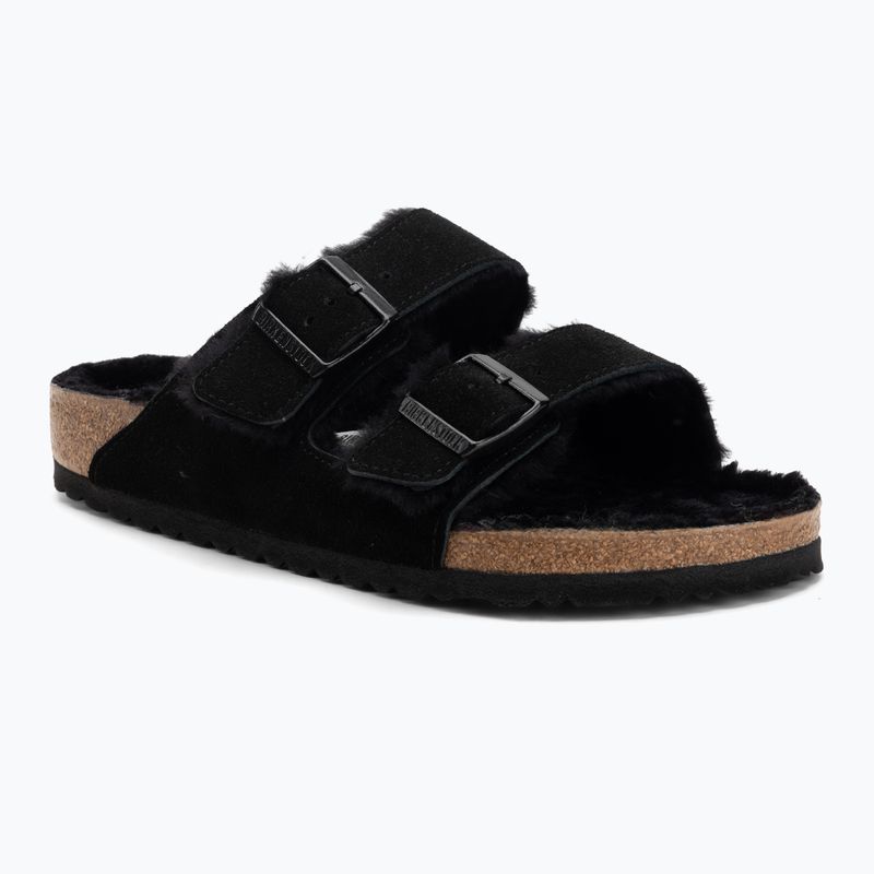 Šlepetės BIRKENSTOCK Arizona Shearling SL Regular black