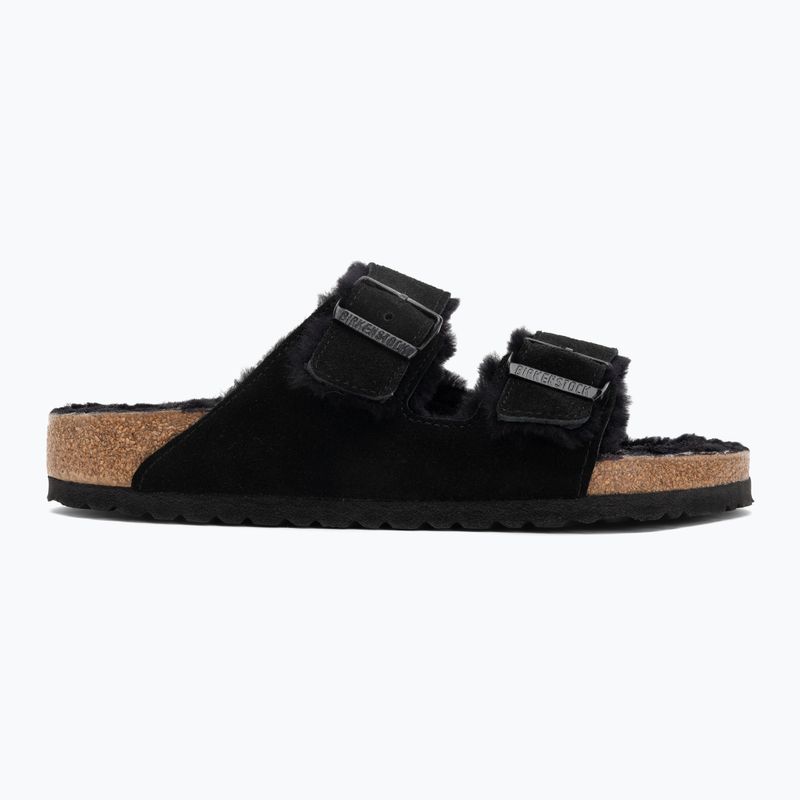 Šlepetės BIRKENSTOCK Arizona Shearling SL Regular black 2