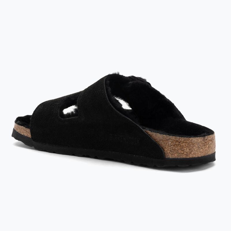 Šlepetės BIRKENSTOCK Arizona Shearling SL Narrow black 3