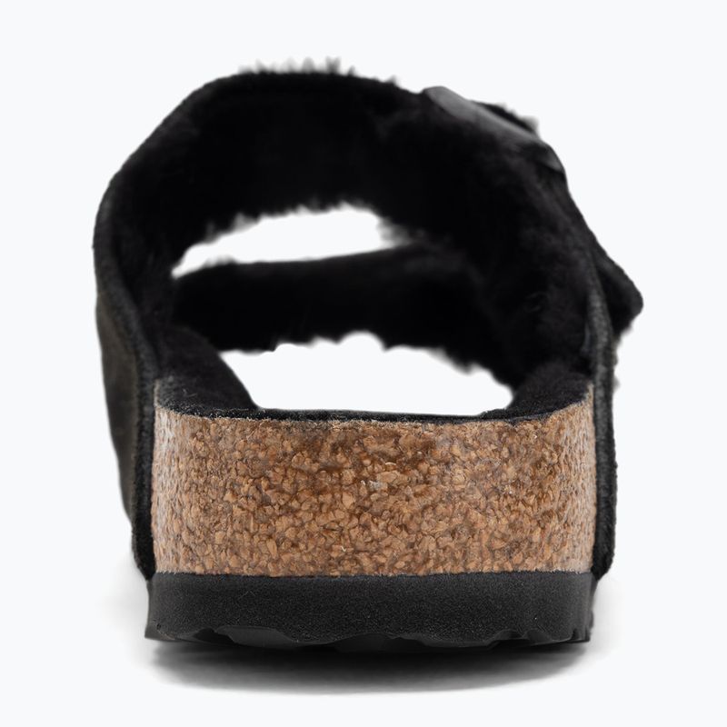 Šlepetės BIRKENSTOCK Arizona Shearling SL Narrow black 6