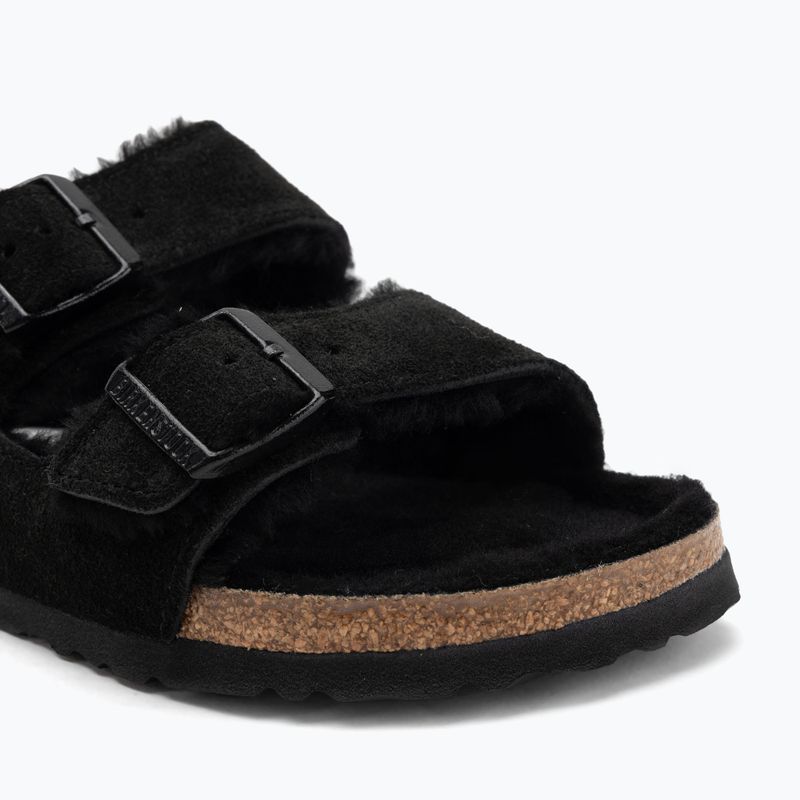 Šlepetės BIRKENSTOCK Arizona Shearling SL Narrow black 7
