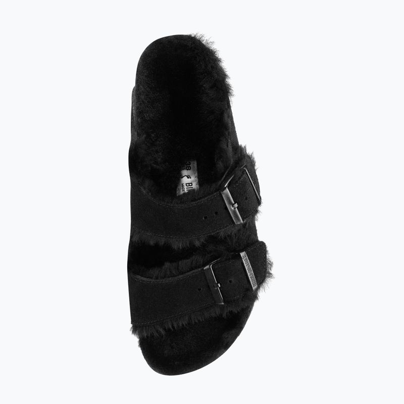 Šlepetės BIRKENSTOCK Arizona Shearling SL Narrow black 9