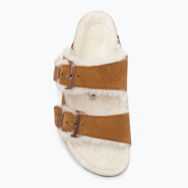 Šlepetės BIRKENSTOCK Arizona Shearling SL Regular mink 5
