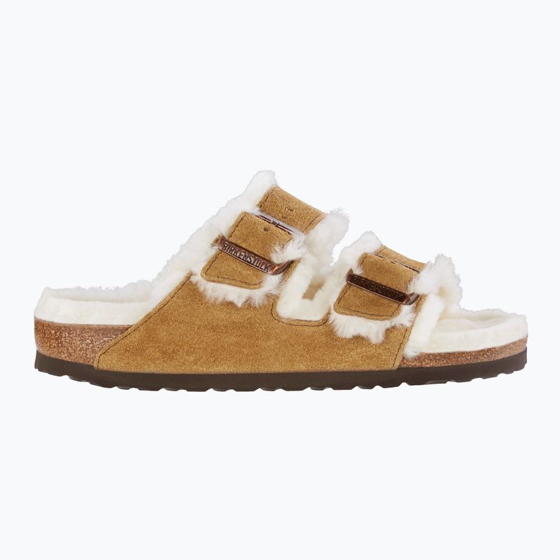 Šlepetės BIRKENSTOCK Arizona Shearling SL Narrow mink 2