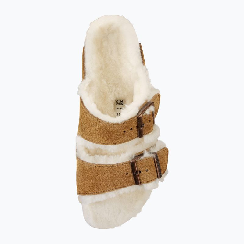 Šlepetės BIRKENSTOCK Arizona Shearling SL Narrow mink 3