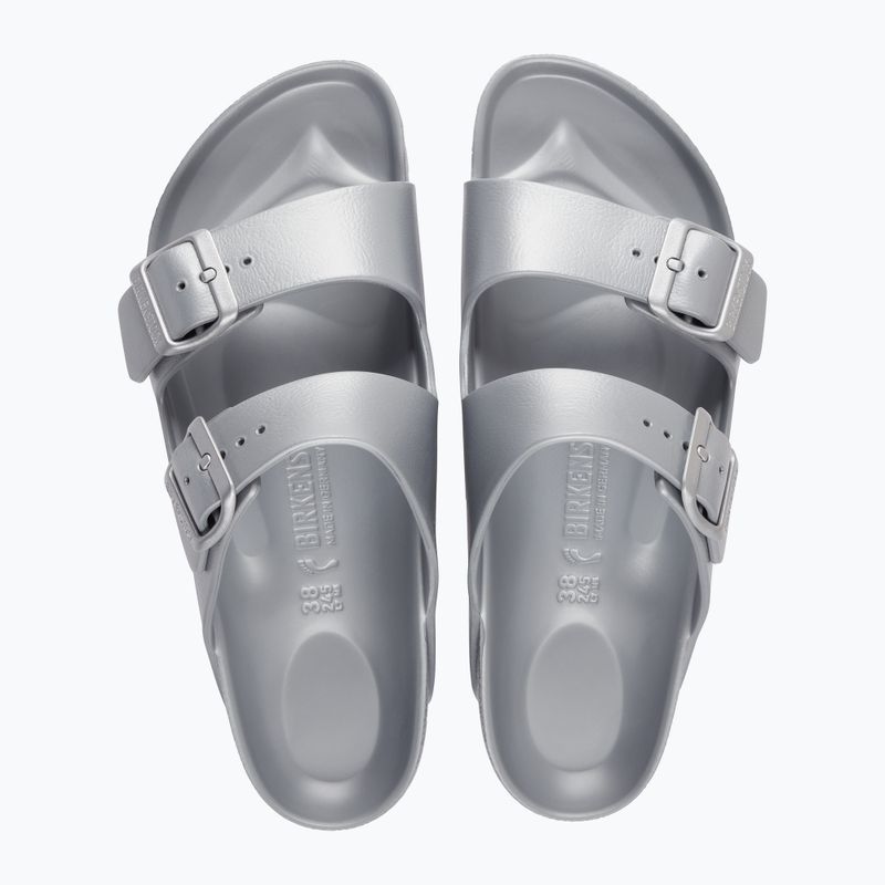 Šlepetės BIRKENSTOCK Arizona EVA Metallic Regular metallic silver 10