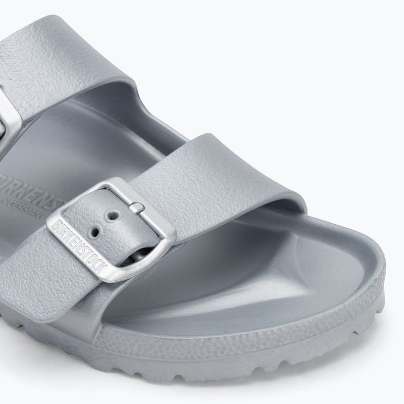 Šlepetės BIRKENSTOCK Arizona EVA Narrow metallic silver 7