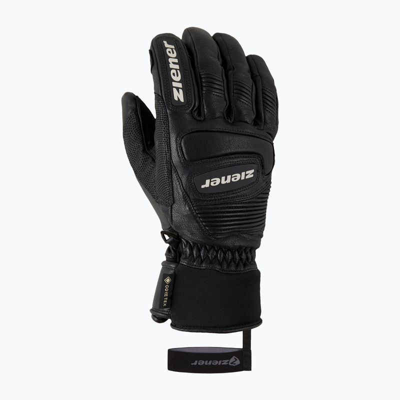 Vyriškos slidinėjimo pirštinės ZIENER Guard GTX + Gore Grip PR alpine black 2