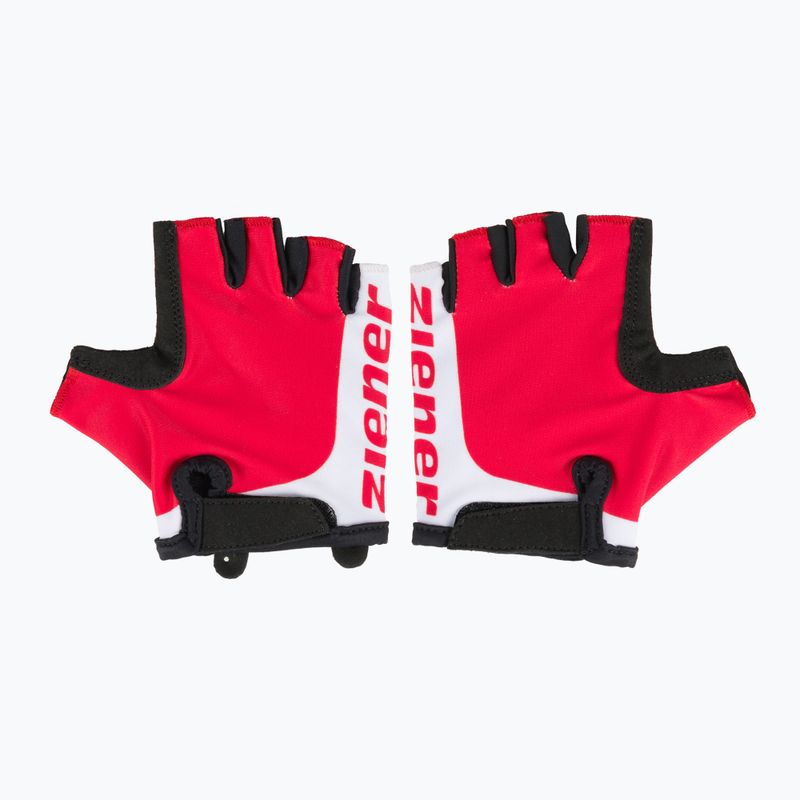 ZIENER MTB Corrie Junior vaikiškos dviratininkų pirštinės raudonos spalvos Z-178535 2
