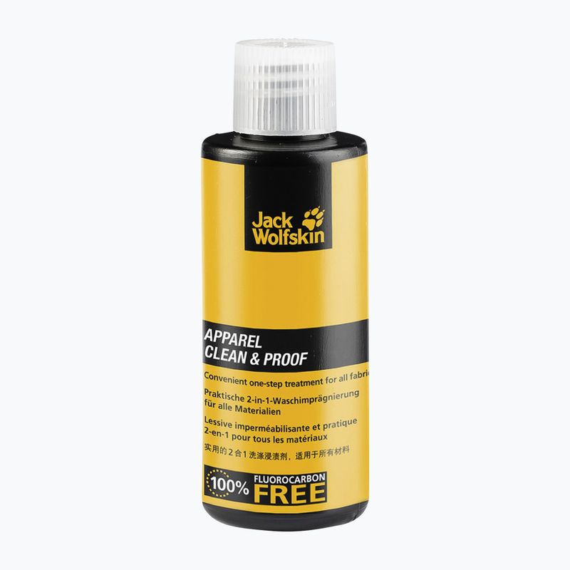 Impregnavimo ir skalbimo skystis funkciniams drabužiams Jack Wolfskin Apparel Clean Proof 60 ml