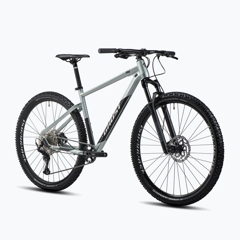 GHOST Kato Pro 29 pearl šviesiai pilkas/juodas matinis kalnų dviratis 2